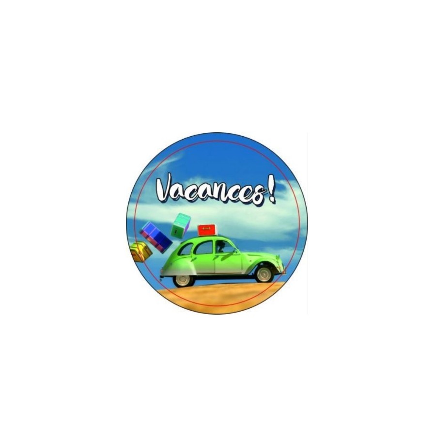 Magnets en verre format grand rond (6cm)