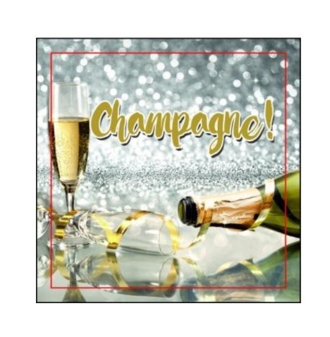 Magnet en verre grand carré (5x5 cm)