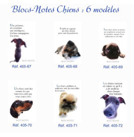 Bloc Notes Chiens