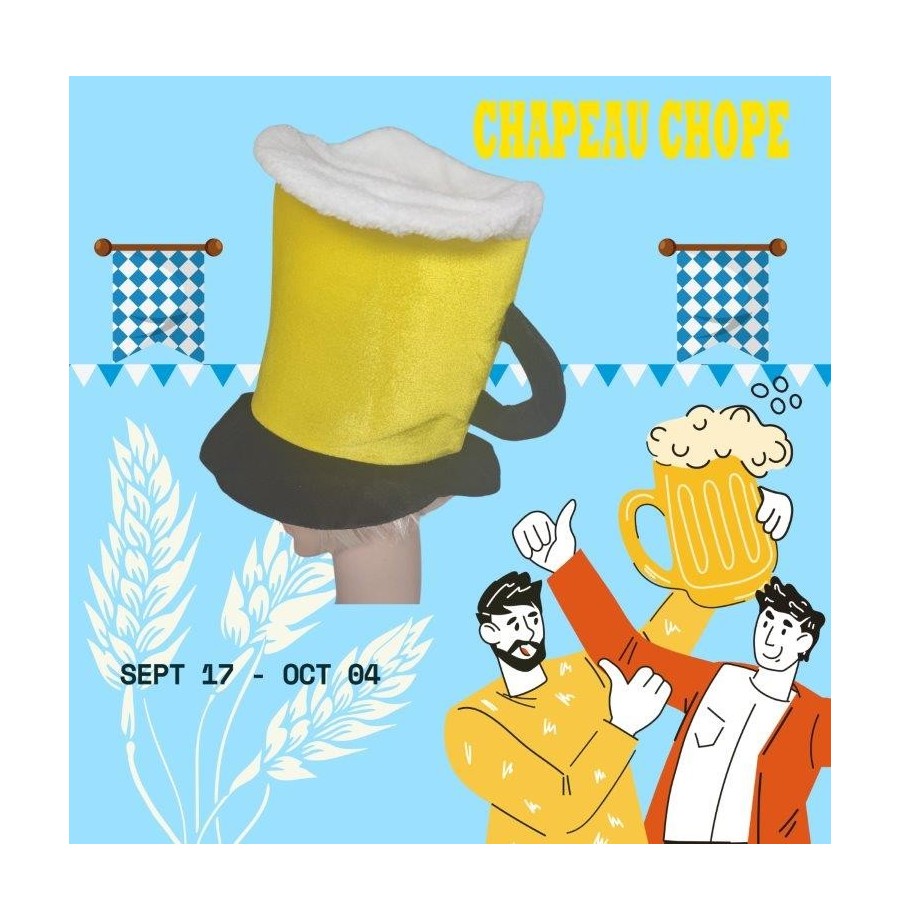 Chapeau Chope de Bière Chapeau Chope de Bière