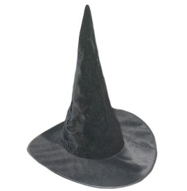 Chapeau sorcière Noir uni - Halloween  pas cher