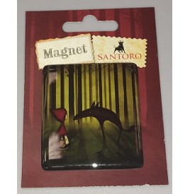 magnet en verre 6x6.5 cm