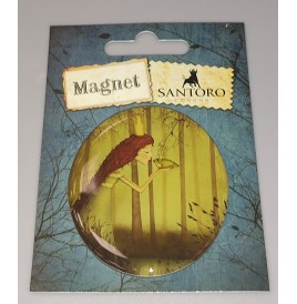 magnet en verre 6x6.5 cm