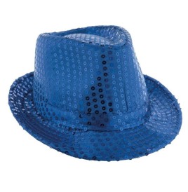 Borsalino avec sequin Argent