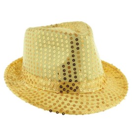 Borsalino avec Sequins - Chapeaux  pas cher