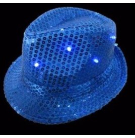 Borsalino sequins  avec Leds