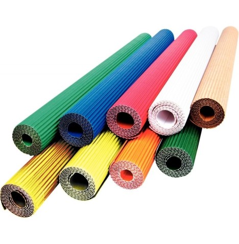 Rouleau 2 m x 0,70 m carton ondulé vert pré