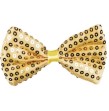 Noeud papillon Argent 11 x 7 cm  sequins