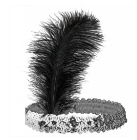 Coiffe charleston noire