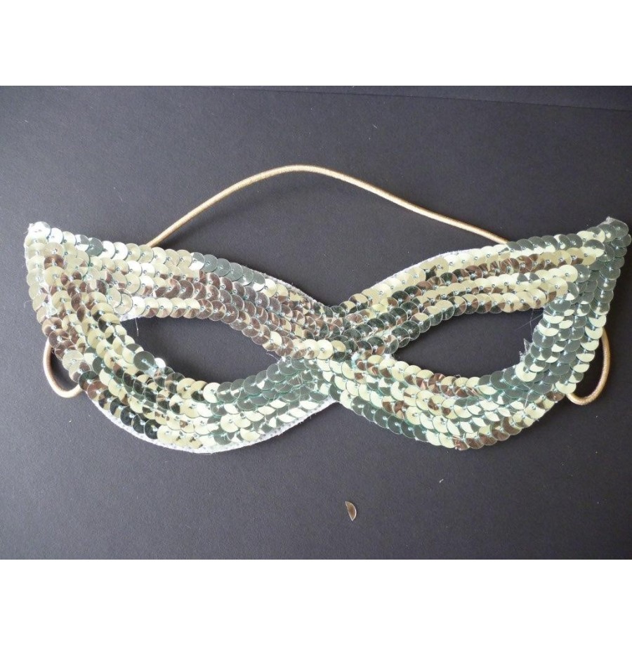 Loup sequins Or