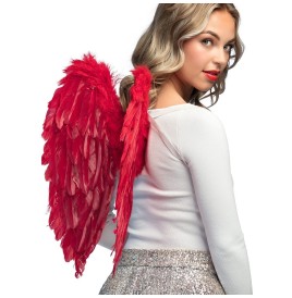 Ailes d'ange plumes Blanche 50 x 50 cm
