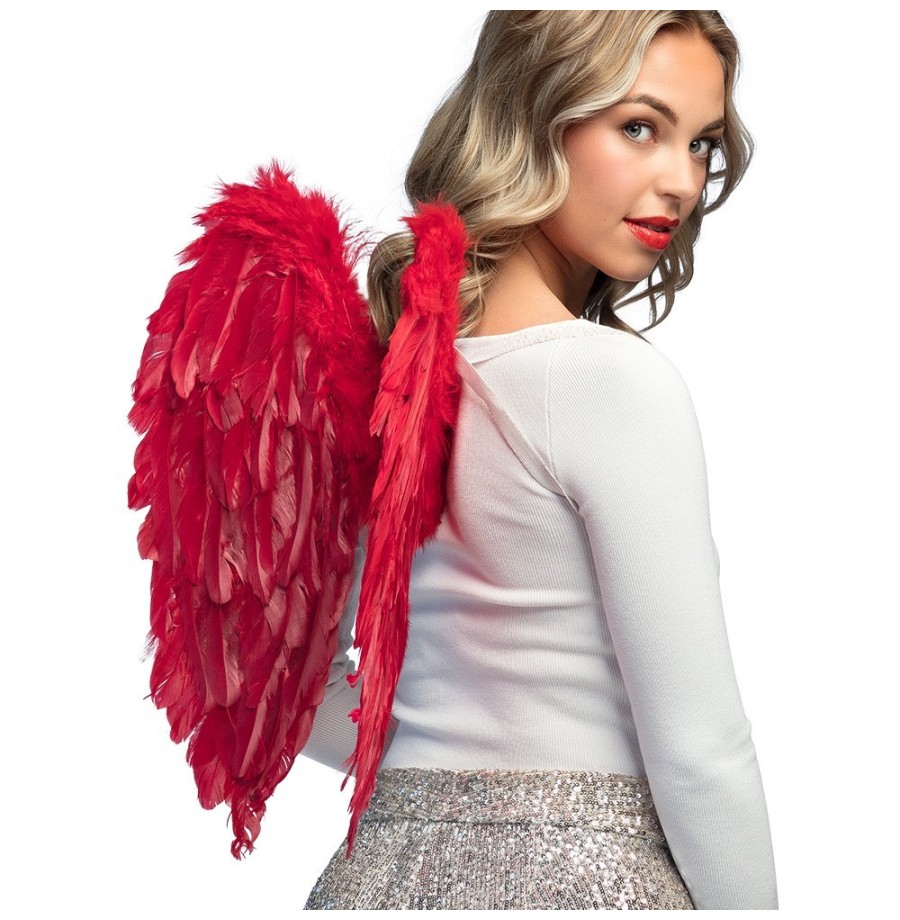 Ailes d'ange plumes Blanche 50 x 50 cm