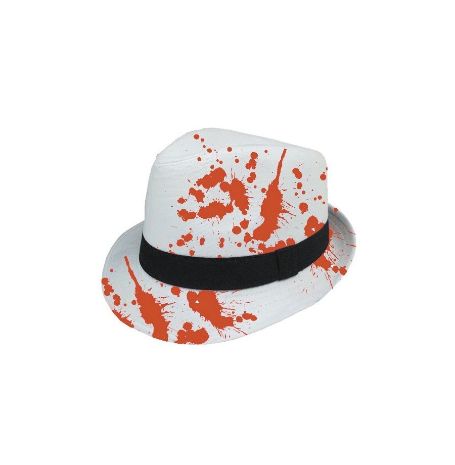 copy of borsalino feutre blanc avec bandeau noir