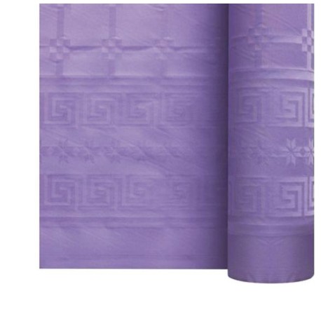 Nappe damassé rouleau de 25 m x 1.20 m Coloris aux choix