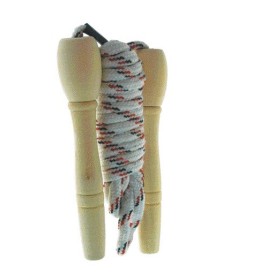 Corde à sauter manche bois 2.10 m