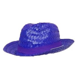 Chapeau Borsalino paille couleurs assorties