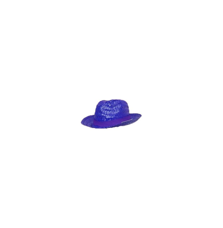 Chapeau Borsalino paille couleurs assorties