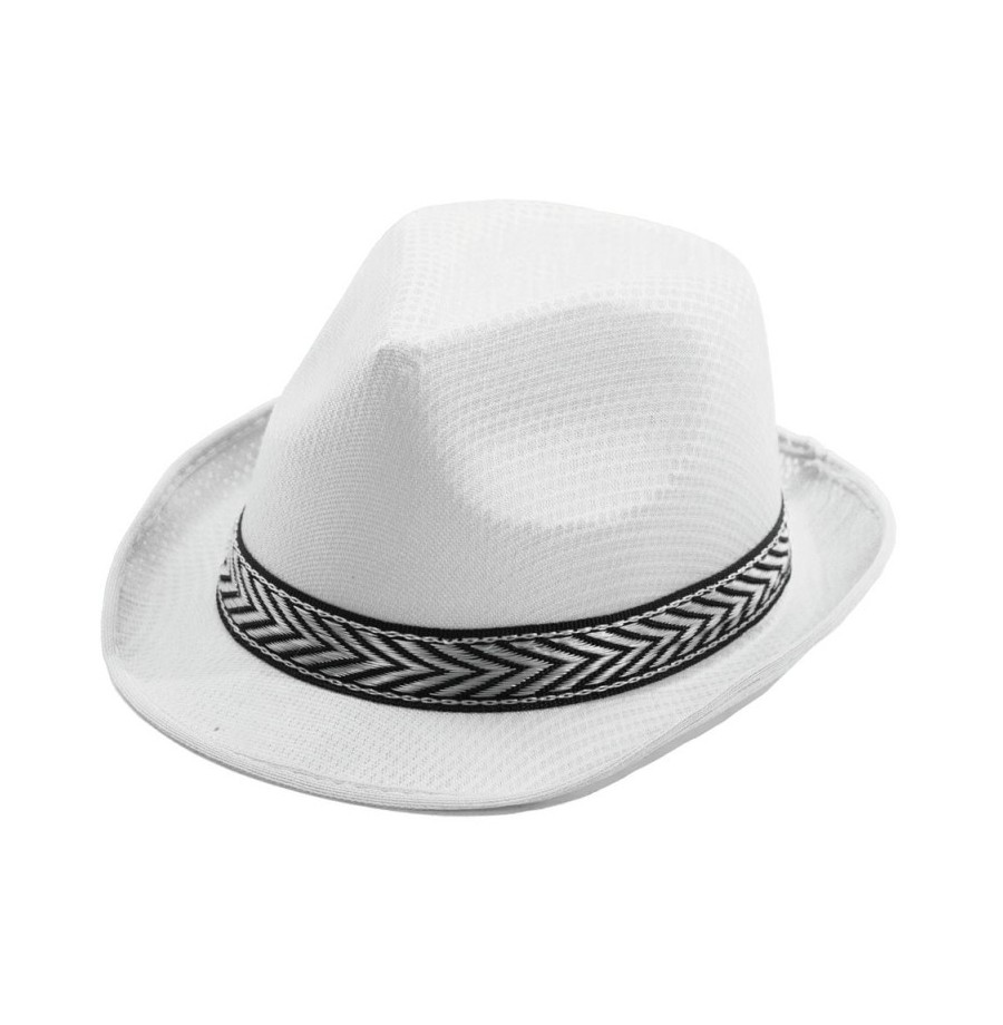Chapeau d'été  Tissu blanc