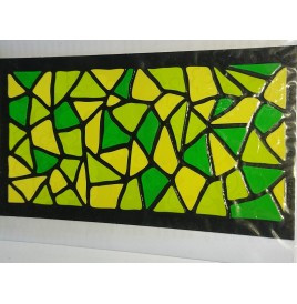 Mosaïques  VITRAIL Naturelle  autocollantes