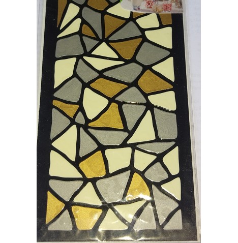 Mosaïques  VITRAIL Naturelle  autocollantes