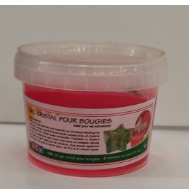 Gel cristal pour bougie pot 150 gr Coloris au choix