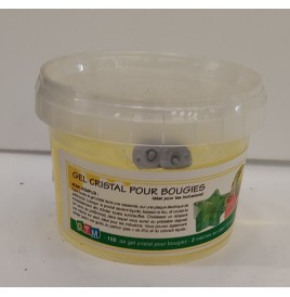 Gel cristal pour bougie pot 150 gr Coloris au choix