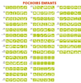 Pochette de 6 Pochoirs Jouets