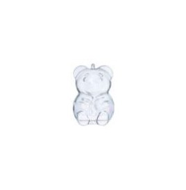 Boule plastique transparente diam. 40 mm
