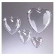 Boule plastique transparente diam. 40 mm