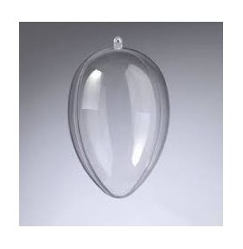Boule plastique transparente diam. 40 mm