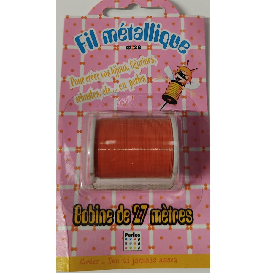 Bobine fil lairton (20/25m) rouge