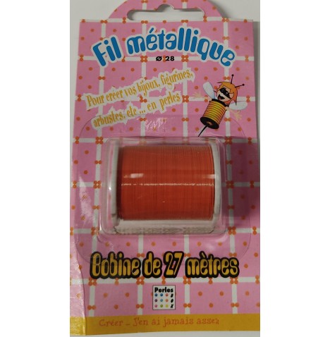 Bobine fil lairton (20/25m) rouge