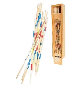 Jeu mikado avec étui 19.5 x 2.5 x 4.25 cm - Jeux bois  pas cher