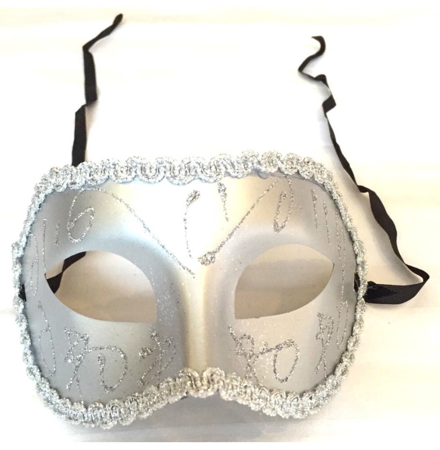 Masque Venise Plastique blanc