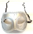 Masque Venise Plastique blanc