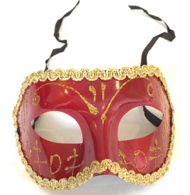 Masque Venise Plastique blanc