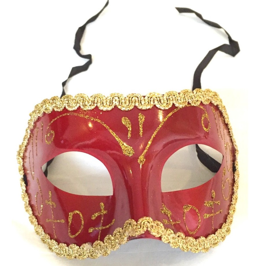 Masque Venise Plastique blanc