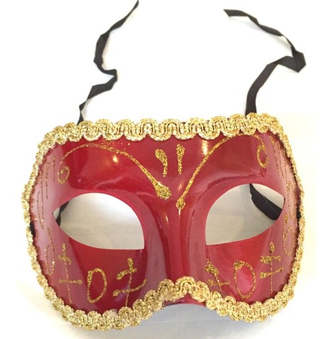 Masque Venise Plastique blanc