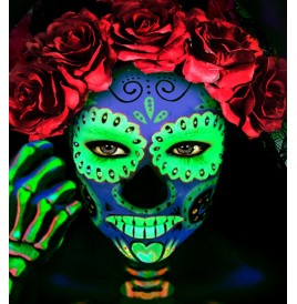 Maquillage Orange fluo en flacon 18 grs