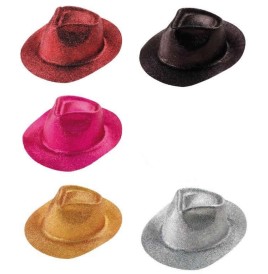 Borsalino pailleté noir