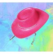 Chapeau Cowboy Pailleté Argent
