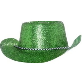Chapeau Cowboy Pailleté Argent
