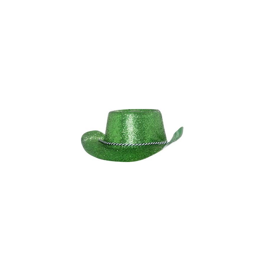 Chapeau Cowboy Pailleté Argent
