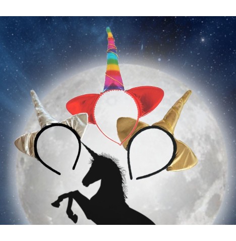 Serre tête Licorne Multicolore