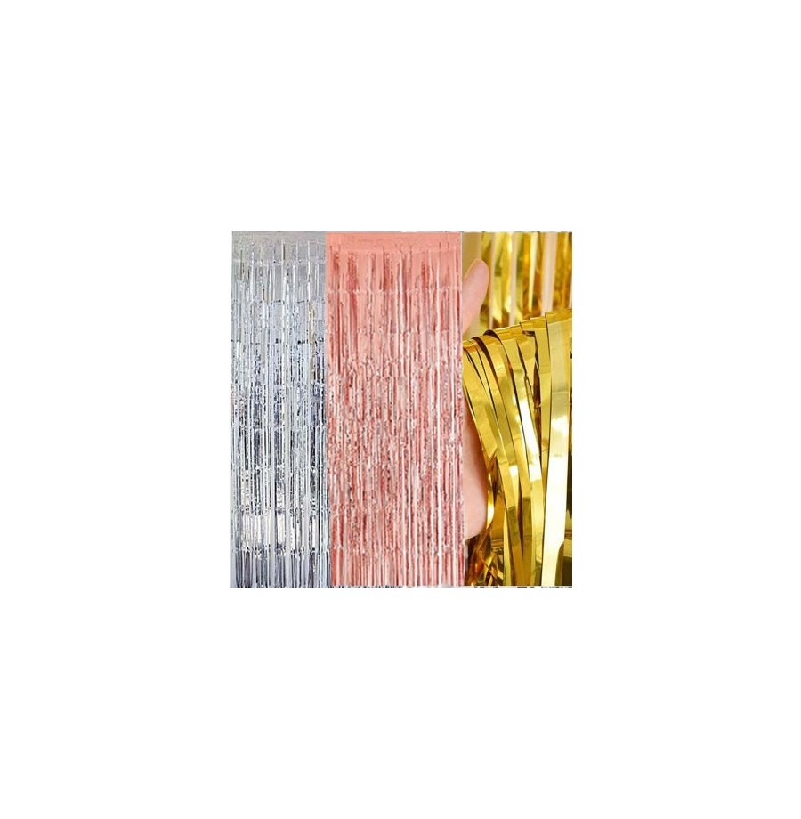 Rideau Frangé Rose Gold 100x200cm