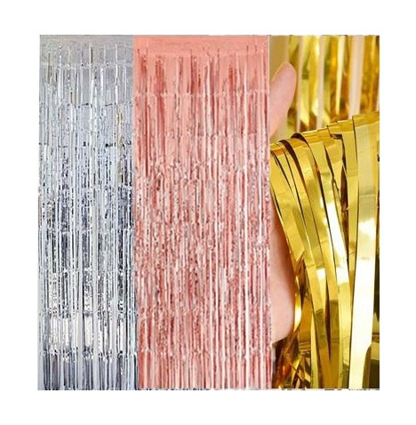 Rideau Frangé Rose Gold 100x200cm