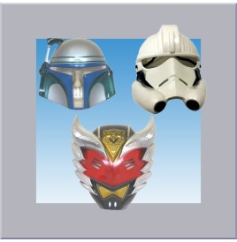 Lot de 18 masques Super Héros
