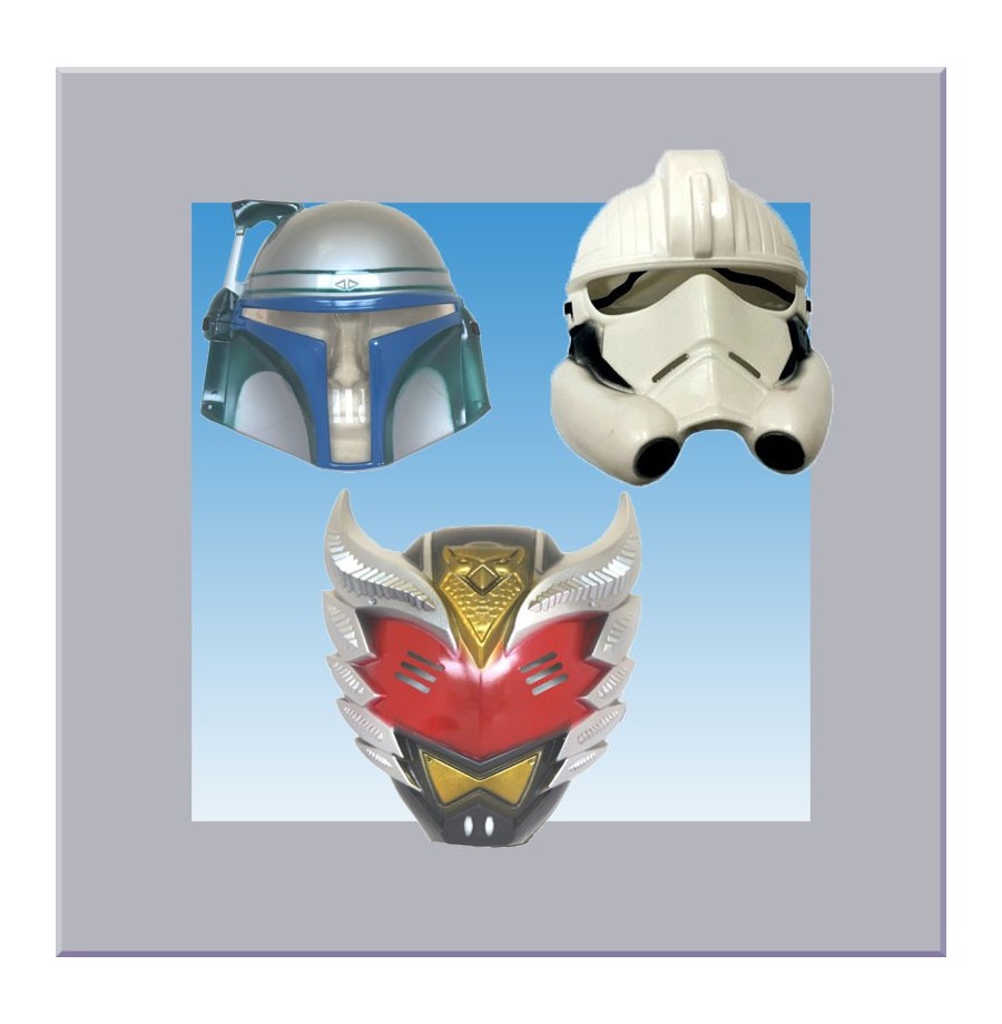 Lot de 18 masques Super Héros