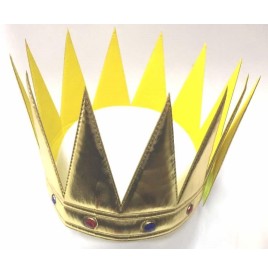 Couronne roi tissu Argent