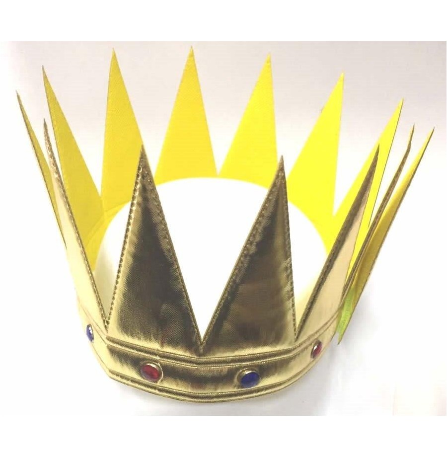 Couronne roi tissu Argent